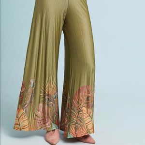 Anthropologie Farm Parrot Palazzo Fun Pants!